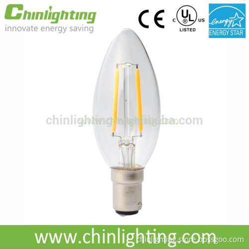 E26 E27 B22 E12 E14 dimmable LED Filament Bulb Edison Bulb LED Candle Light